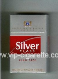 Silver Class King Size cigarettes hard box