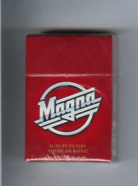 Magna Luxury Filters American Blend red cigarettes hard box