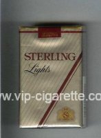 Sterling Lights cigarettes soft box