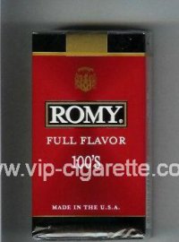 Romy Full Flavor 100s cigarettes soft box