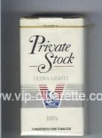 Private Stock Ultra Lights 100s cigarettes soft box