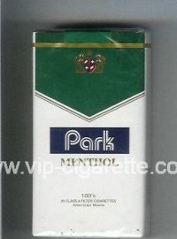 Park Menthol 100s cigarettes soft box