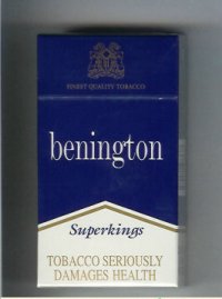 Benington blue cigarettes superkings
