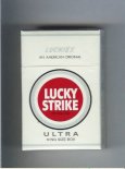 Lucky Strike Luckies An American Original Ultra cigarettes hard box