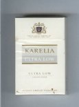 Karelia Ultra Low Ultra Low Virginia Blend cigarettes hard box