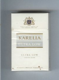 Karelia Ultra Low Ultra Low Virginia Blend cigarettes hard box