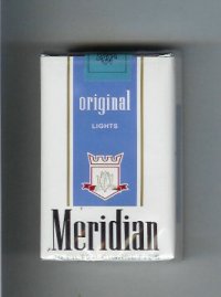Meridian Original Lights cigarettes soft box