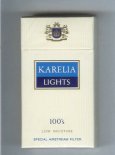 Karelia Lights Low Nicotine Special Airstream Filter 100s cigarettes hard box Karelia Lights Low Nicotine Special Airstream Filter 100s cigarettes hard box