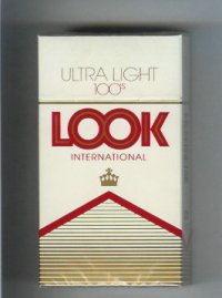 Look International Ultra Light 100s cigarettes hard box
