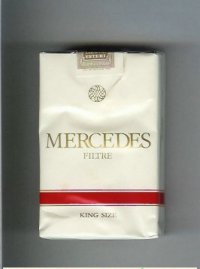 Mercedes Filtre white cigarettes soft box