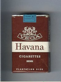 Havana Vega cigarettes Brown soft box