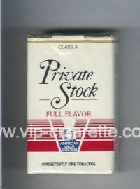 Private Stock Full Flavor cigarettes soft box
