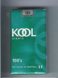 Kool Lights 100s The House of Menthol cigarettes soft box