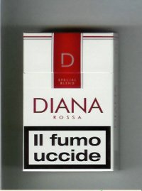 Diana Special Blend Rossa cigarettes hard box