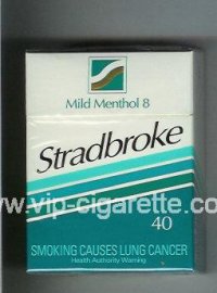 Stradbroke Mild Menthol 8 40 cigarettes hard box