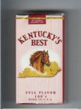 Kentucky's Best Full Flavor 100s cigarettes soft box  Kentucky's Best Full Flavor 100s cigarettes soft box