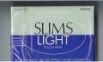 Nat Sherman's Slims Light Full Flavor Brown cigarettes wide flat hard box Nat Sherman's Slims Light Full Flavor Brown cigarettes wide flat hard box