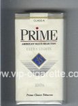 Prime Ultra Lights 100s cigarettes soft box Prime Ultra Lights 100s cigarettes soft box