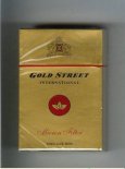 Gold Street International Micron Filter Cigarettes hard box Gold Street International Micron Filter Cigarettes hard box