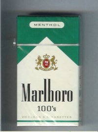 Marlboro Menthol 100s cigarettes hard box