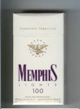 Memphis Lights 100s Tennessee Tobaccos cigarettes hard box