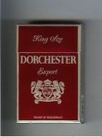 Dorchester Export red cigarettes hard box