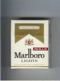 Marlboro Rolls Lights cigarettes hard box