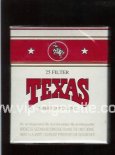 Texas 25 Filter American Blend cigarettes white and red hard box
