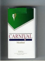 Carnival Menthol 100s cigarettes