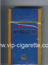 Vortex 100s Full Flavor cigarettes hard box