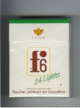 F6 Filter 24 Lights Cigarettes hard box F6 Filter 24 Lights Cigarettes hard box