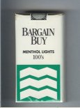Bargain Buy Menthol Lights 100s cigarettes