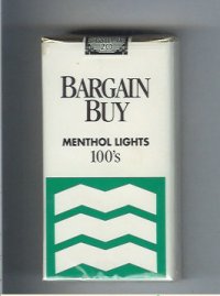 Bargain Buy Menthol Lights 100s cigarettes