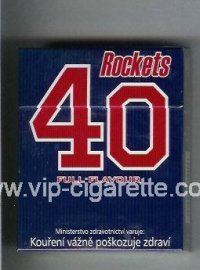 Rockets 40 Full Flavour cigarettes hard box