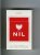 Nil Lights white and red cigarettes hard box