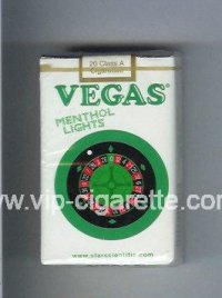Vegas Menthol Lights Cigarettes soft box Vegas Menthol Lights Cigarettes soft box