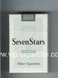 Seven Stars 7 Menthol Lights Filter Cigarettes hard box