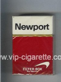 Newport Filter Non Menthol cigarettes hard box
