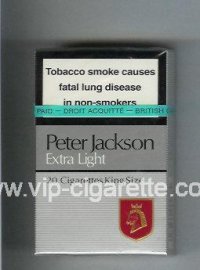 Peter Jackson Extra Light 20 cigarettes King Size hard box