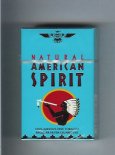 Natural American Spirit Regular blue cigarettes hard box