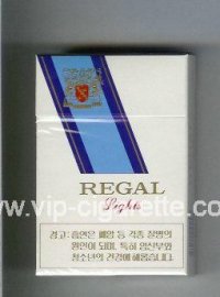 Regal Lights cigarettes hard box