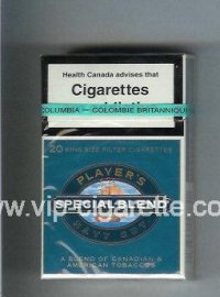 Player's Navy Cut Special Blend blue cigarettes hard box