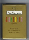 Nat Sherman Fantasia Lights 100s cigarettes wide flat hard box Nat Sherman Fantasia Lights 100s cigarettes wide flat hard box
