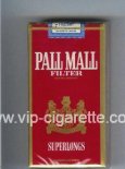 Pall Mall Filter Superlongs red 100s cigarettes soft box