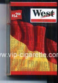 West Red World cigarettes Edition 2006 Germany hard box