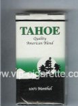 Tahoe Quality American Blend 100s Menthol cigarettes soft box Tahoe Quality American Blend 100s Menthol cigarettes soft box