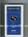 Signature S Ultra Lights 100s cigarettes hard box
