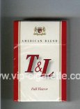 T and L American Blend Full Flavor cigarettes hard box T and L American Blend Full Flavor cigarettes hard box