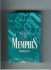 Memphis Green Menthol cigarettes hard box