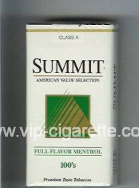 Summit Full Flavor Menthol 100s Cigarettes soft box